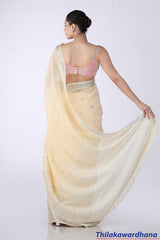 Embroidered Cotton Saree