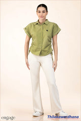 Engage Drawstring Waist Shirt