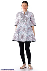 Embroidary Printed Kurtha Top