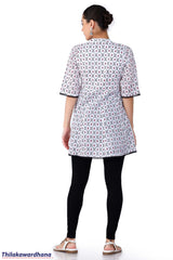 Embroidary Printed Kurtha Top