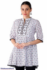 Embroidary Printed Kurtha Top