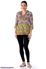 Engage Printed Kurtha Top