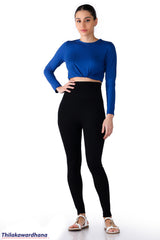 High Waist Legging Pant - Free Size