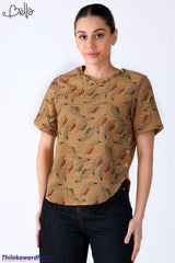 Bella Rustic Petal Knit Top