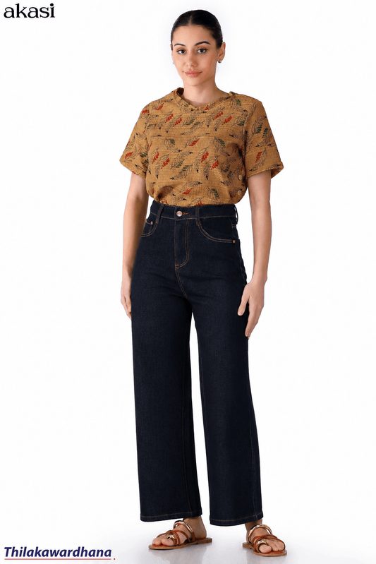 Dark Washed High Rise Jean