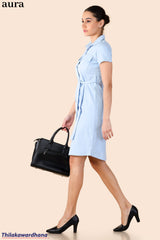 Aura Classic Elegance Shirt Dress