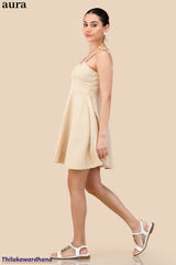 Aura Sandy Check Sundress