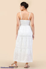 Vintage Bloom Maxi Dress