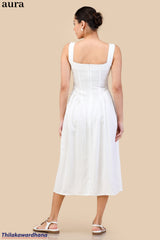 Aura Vintage Midi Dress