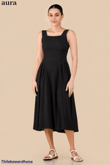 Aura Vintage Midi Dress