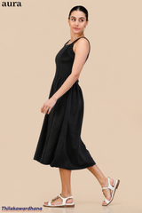 Aura Vintage Midi Dress
