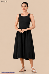 Aura Vintage Midi Dress