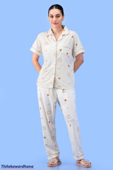Printed 2pcs Pijama Kit