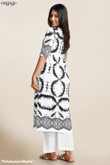 Engage Printed Kurtha Top
