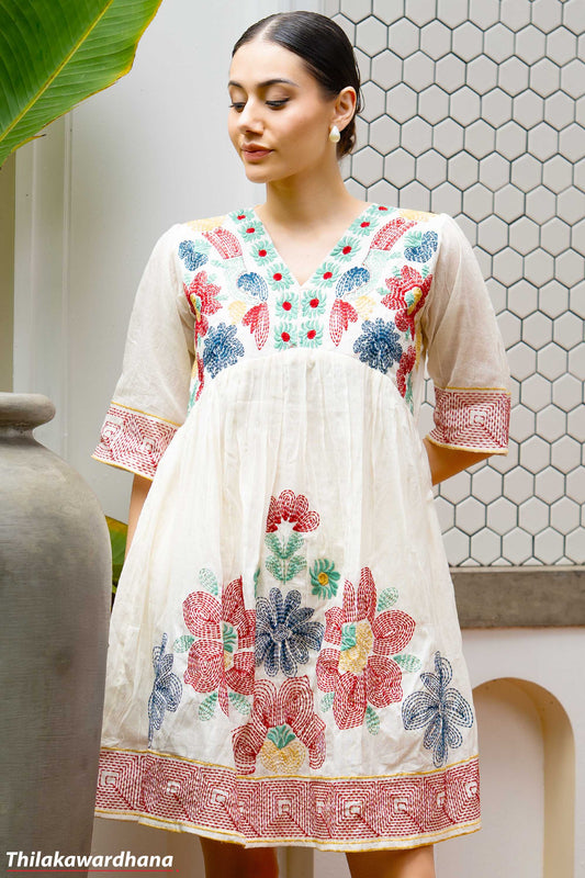 Wildflower Garden Embroidered Dress