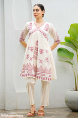 Embroidered 2 Piece Dress Set