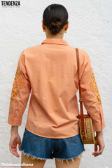 Tendenza Maxime Dusty Embroidered Top