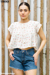 Tendenza State Mara Tiered Babydoll Top