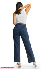 Dark Wash Straight Leg Jean