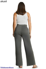 Akasi High Rise Straight Wide Leg Pant