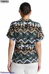 Tendenza Oversized Printed Shirt