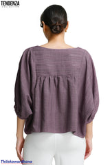 Tendenza Textured Oversized Tussle Top