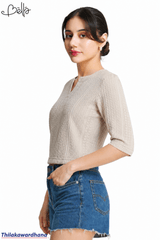 Bella Textured T Shirt