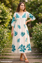 Indian Embroidered Maxi Dress
