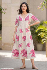 Indian Embroidered Maxi Dress