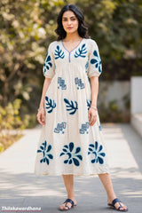 Indian Embroidered Maxi Dress