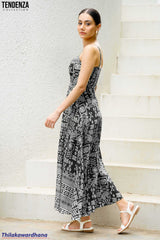 Tendenza Spaghetti Strap Maxi Dress
