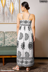 Tendenza Clasi Vintage Sleeveless Maxi Dress