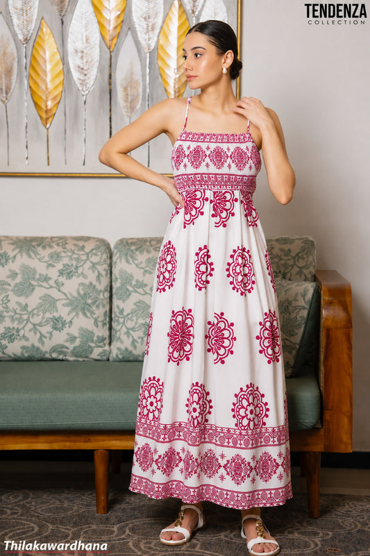 Tendenza Clasi Vintage Sleeveless Maxi Dress
