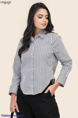 Engage Long Sleeve Striped Shirt