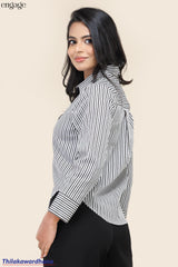 Engage Long Sleeve Striped Shirt