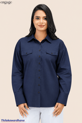 Engage Relaxed Fit Navy Utility Shirt