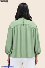 Tendenza Long Sleeve Oversized Top