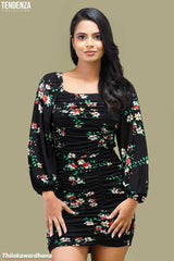 Tendenza Long Sleeve Bodycon Dress