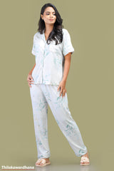 Printed 2pcs Night Dress Set