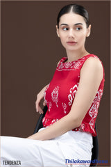 Tendenza Regal Uine Sleeveless Top