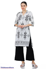 Engage Printed Kurtha Top