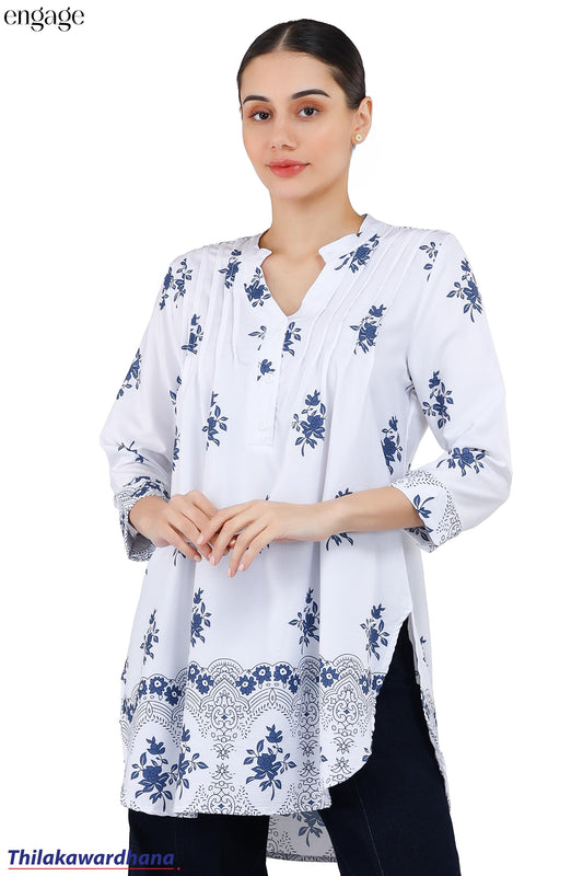 Engage Printed Long Top