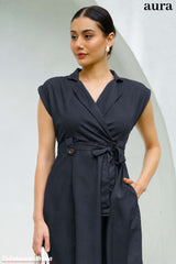 Aura Mint Breeze Wrap WW Dress