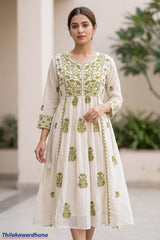 Indian Embroidered Maxi Dress