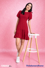 Tendenza Teen Scarlet Bloom Mini Dress