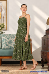 Tendenza Strapped Maxi Dress