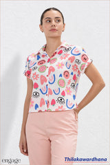 Engage Doodle Printed Shirt