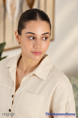 Engage Long Sleeve Linen Top