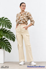 Akasi High Waist Cargo Pant