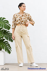 Akasi High Waist Cargo Pant
